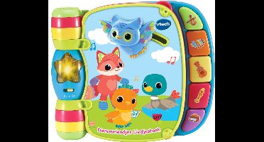 VTech Baby Dierenvriendjes Liedjesboek - Interactief Speelgoed - Babyboekje - Kinderboeken - Blauw - Cadeau - 3 tot 36 Maanden