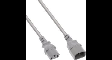 C13 - C14 stroomkabel voor UPS/PDU | 3x 0,75mm | grijs | 0,75 meter