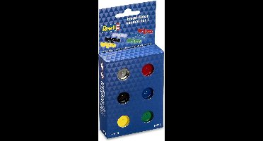 Revell Hobbyverf Enamel verf - 32213 Verfkleuren Basisset - Glanzend - 6x14ml - Enamel Set Verf set
