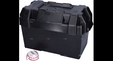 BREG Accubak met riem en beugel voor bevestiging - 350x195x180mm