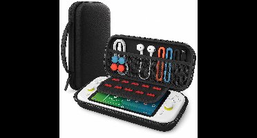 Case Geschikt voor Logitech G Cloud - Hoesje voor Accessoires - Beschermhoes - Opbergtas - Zwart