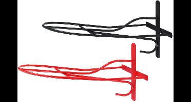 Excellent zadelhouder – Zadelsteun – Zadeldrager – Paard – Metaal/Kunststof - Rood – 54 cm