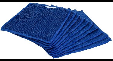 Vaatdoek - Badstof - 35 x 35cm - 10 Stuks - Marine