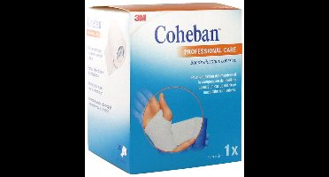 3M Coheban Cohesief Verband 3 m x 7 cm (Kleur : Wit)