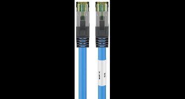 Premium S/FTP CAT8.1 40 Gigabit netwerkkabel / blauw - LSZH - 2 meter