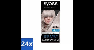 SYOSS - Color Blond Cool Blonds 10-55 - Haarverf - Kleurbescherming - Stralende Koele Tint - Voordeelverpakking - 24 stuks