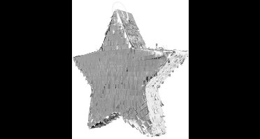 Daily Style – Piñata – Ster – Zilver – 45 cm – Feestdecoratie