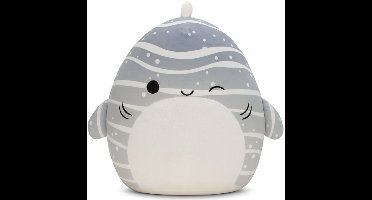 Squishmallows Sachie Grijze Haai Pluche Knuffel 20 cm