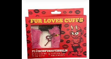 Grote Gevoerde Handboeien - Roze - Extra Lange Ketting - Extra Zwaar 265 Gram !! - Extra Groot