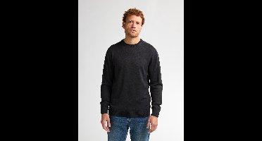 Petrol Industries Heren Fijngebreide Trui - Regular Fit - Ronde Hals - Truien Heren - Pullover - Zwart - Maat XXXL
