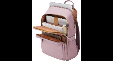 S&E Waterdichte Laptoprugzak – Lichtgewicht & Praktisch voor Werk, School en Reizen - Roze