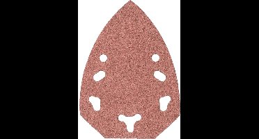 kwb 493508 Deltaschuurpapier Korrelgrootte (num) 80 (l x b) 140 mm x 100 mm 5 stuk(s)