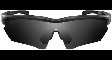 MFT Muziek Sportbril ZWART – Bluetooth Bril met Ingebouwde Muziek – Voor Hardlopen, Fietsen, Padel & Ski – UV-Bescherming