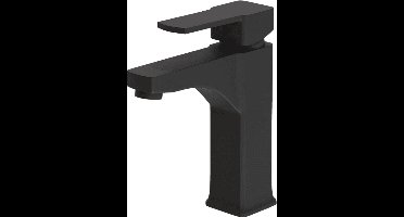 Wastafelkraan CUBIC | ANTRACIET | inclusief aansluitslangen