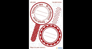 Etiket herma 15446 keuken new look rood | 10 stuks