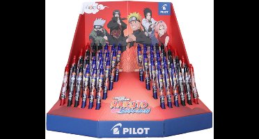 Rollerpen PILOT friXion clicker Naruto medium 3 kleuren assorti | 48 stuks