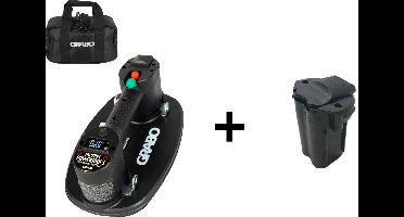 GRABO Pro in Tas + extra GRABO accu - Elektrische draagbare vacuümzuiger - Handgereedschap - Hefvermogen 120 kg