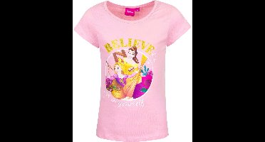 Disney Princess T-shirt - Roze - Believe - Maat 110