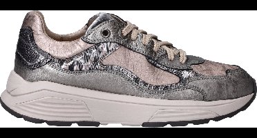 Xsensible Milau Sneakers - Leer - Dames - Zilverkleurig - Maat 36