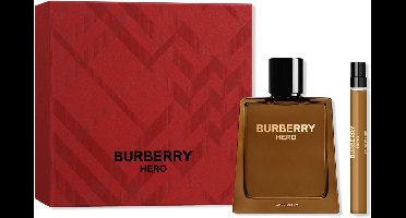 Burberry Hero Giftset - 100 ml eau de parfum spray + 10 ml eau de parfum tasspray - cadeauset voor heren
