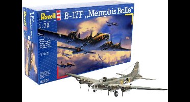 Revell Modelbouwpakket Militaire voertuigen - 04279 B-17F Memphis Belle Plastic - 1:72 - Modelbouw