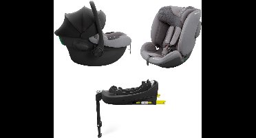 Kinderkraft ENDURA SAFE Autostoel – 40–150 cm – Groep 0+/1/2/3 – Met Isofix – Grijs