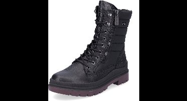 Remonte dames veterboot zwart