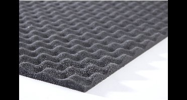 MUSIC STORE Noppo Absorberschaum, anthr. 14 Stk. 50x100 cm, 20mm sterk - Absorbers