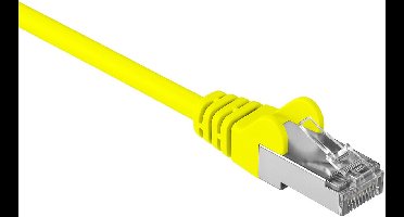 CAT5e FTP patchkabel - 50 meter geel - netwerkkabel - internetkabel - UTP kabel - RJ45 - 1000 mbit/s