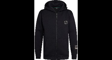 Petrol Industries - Jongens Hooded Zip Sweater Siskiyou - Zwart - Maat 128