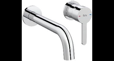 Roca Carelia - Inbouw Wastafelkraan - Chroom - Wandmontage - Inbouwkraan