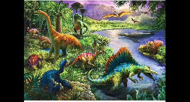 Trefl puzzel dinosaurussen - 200 stukjes legpuzzel voor kinderen.