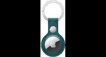 Apple Leather Key Ring voor de Apple AirTag - Forest Green