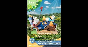Beast Kingdom Toys Disney D-Stage Campsite Series PVC Diorama Goofy & Donald Duck Special Edition 10 cm Dioramas