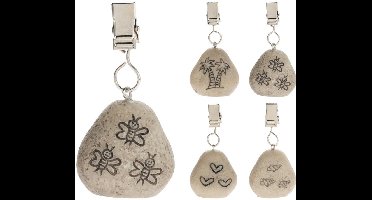 Set van 4 stuks - Tafelkleedgewichten - Zomerse decoratie - Polystone