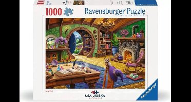 Ravensburger USA Jigsaw Nationals 2025 - Charmed Cottage - puzzel van 1000 stukjes - 016007