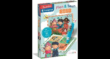 Clementoni - Quizzy - Fien en Teun - Educatief spel met elektronische pen - vanaf 3 jaar
