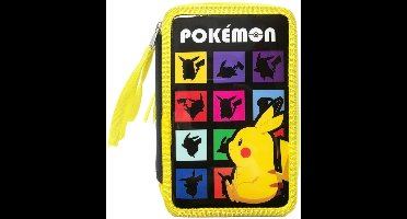 Cerdá Pikachu Serie - Potrójny Piórnik - Pikachu - 0578