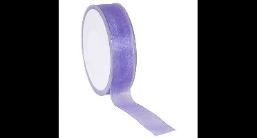 Lavendel Organza lint 3mm / 50 mtr.