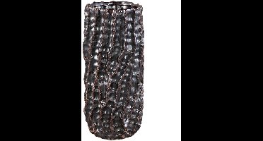 PTMD Bloempot Vikton - 15x15x32 cm - Keramiek - Bruin