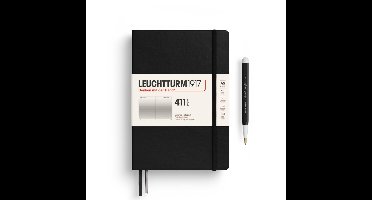 Leuchtturm notitieboek 411 black lined medium hardcover a5 145x210mm