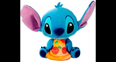 Lilo en Stitch Pizza Pluche Knuffel - Superzacht plush speelgoed - 30 cm
