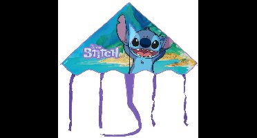 Disney Stitch Vlieger – Blauw/Paars – 9 x 68 cm – Voor Kinderen – Buitenspelen