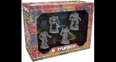 BattleTech: Northwind Highlanders Command Lance - Miniatures - Catalyst Game Labs