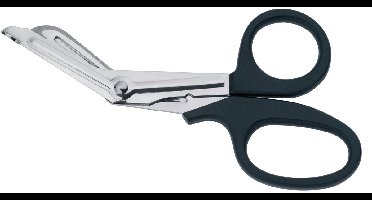 EHBO schaar 19cm met gebogen bladen en ronde punt