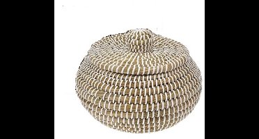 Home&Styling collections-opbergmand-pompoenvorm-zeegras