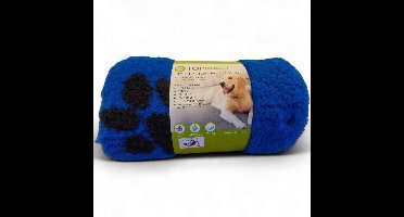 Topmast VetBed Royal Blue Paws - 100 x 75 cm - Antislip & Hypoallergeen