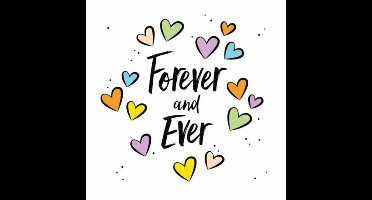 Wenskaart Huwelijk - Forever and Ever - Met Envelop