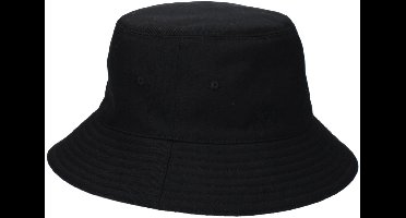 Fabric Hat with Back Logo and Check Print Wo - Black
