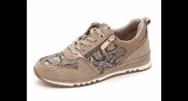 Marco Tozzi Dames Sneaker - 23740-344 Beige/Print - Maat 39